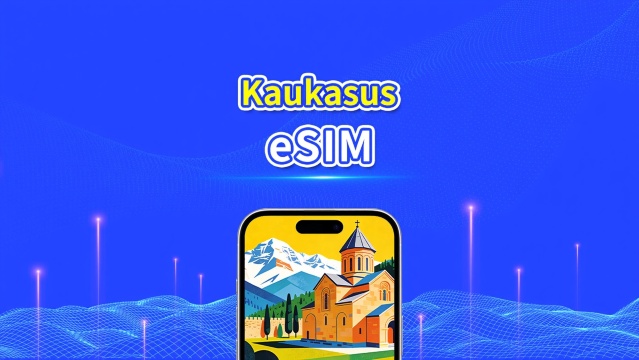 eSIM Caucasus | Georgia/Armenia/Azerbaijan | Pakej data harian/jumlah | 1–30 hari | Pengebilan 24 ja