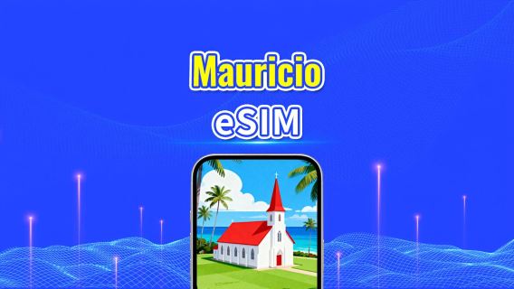 Mauricio 5G/4G eSIM | Doble Cobertura | Compatible con IA y TikTok | Paquete de datos diario/total | 1–30 días | Facturación por 24 horas | Código QR