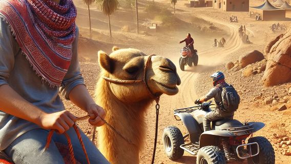 Quad Bike & Camel Ride & Dinner Show In Agafay Desert
