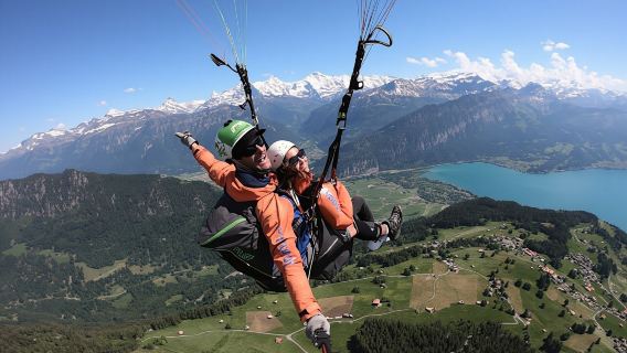 Paragliding Flight in Interlaken