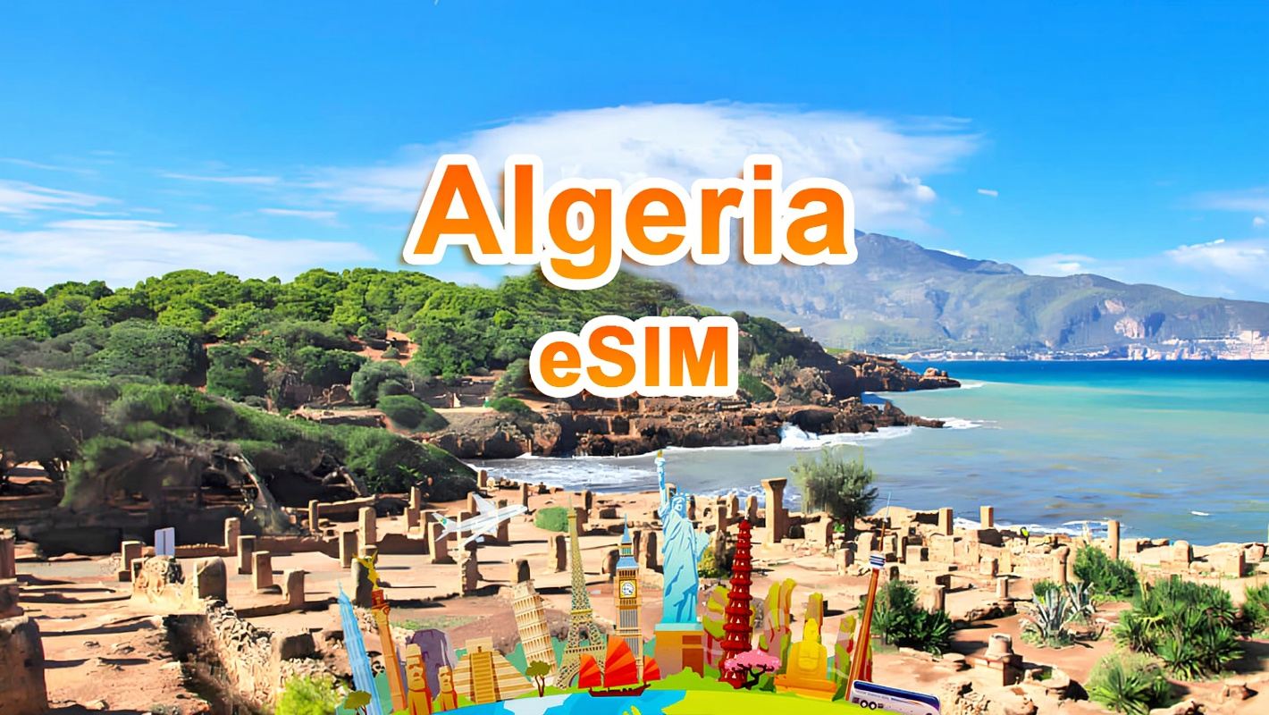 Algeria 4G eSIM | Total package | Total 1GB-30GB | 3-30 days | QR code