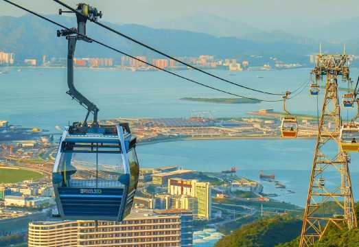 Hong Kong Ngong Ping 360 round-trip cable car ticket with optional standard cabin, Crystal Cabin, or panoramic cabin