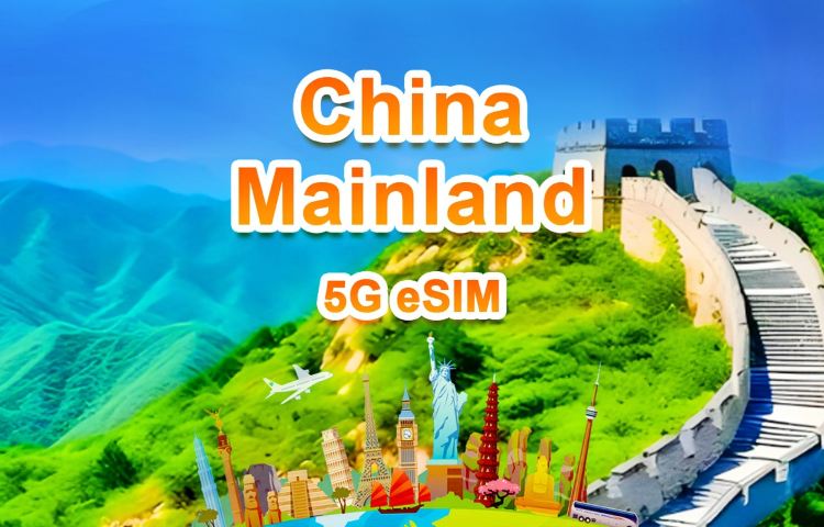 5G/4G eSIM für Festlandchina | Tages-/Gesamtdatenpaket | 500 MB/Tag – 30 GB Gesamtdaten | 1–30 Tage | 24-Stunden-Abrechnung | QR-Code