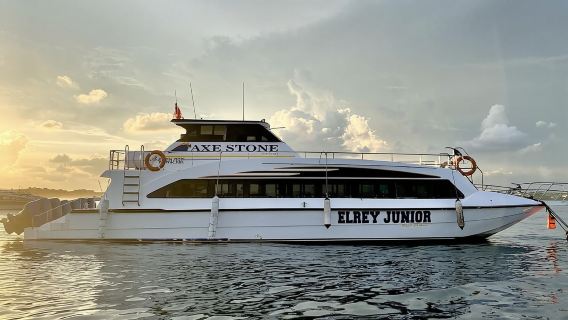 biglietto per la barca andata e ritorno dal molo di Sanur a Bali all'isola di Nusa Penida |Accesso rapido e diretto, viaggio sicuro e senza pensieri, flessibile