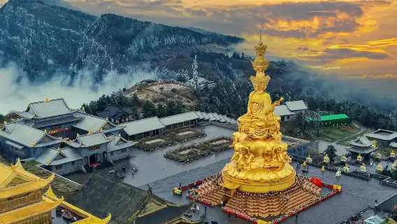 Mt.Emei+Giant Budhha Tour| Optional Emei Tea Picking Experience&Car Reantal