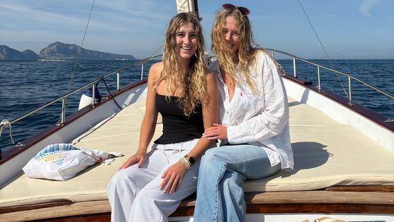 Sorrento: Boat Coastal Cruise with Swim and Limoncello