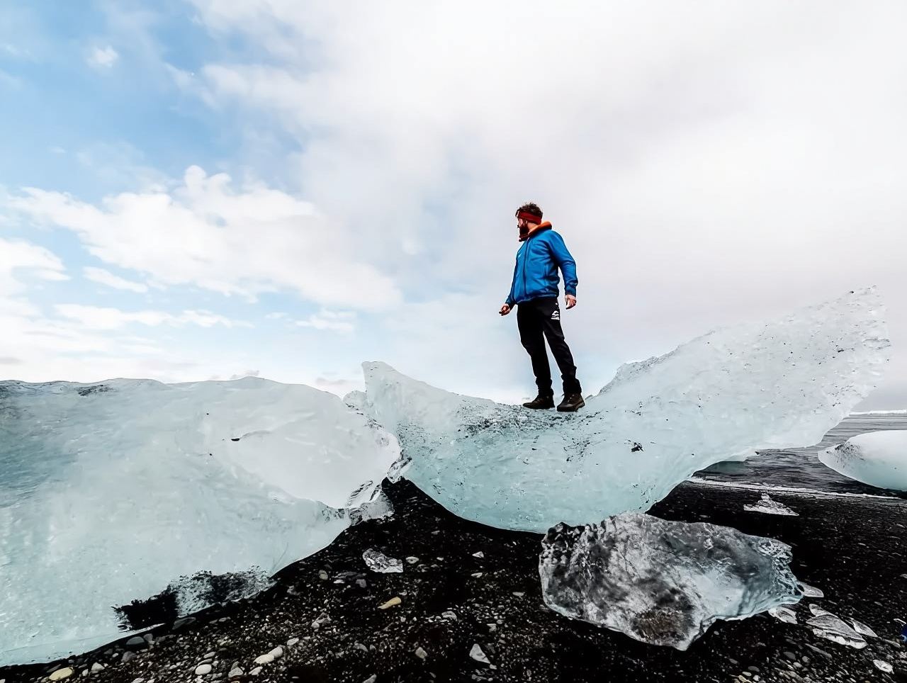 In-depth South Coast Iceland Day Tour (Glacier Lagoon/Diamond Beach/Famous Waterfalls/Vik Town)