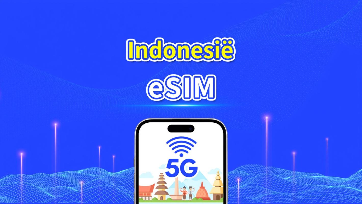 Indonesië eSIM | 5G/4G | Dagelijks/totaal datapakket | 1-30 dagen | Facturatie per natuurlijke dag | QR-code