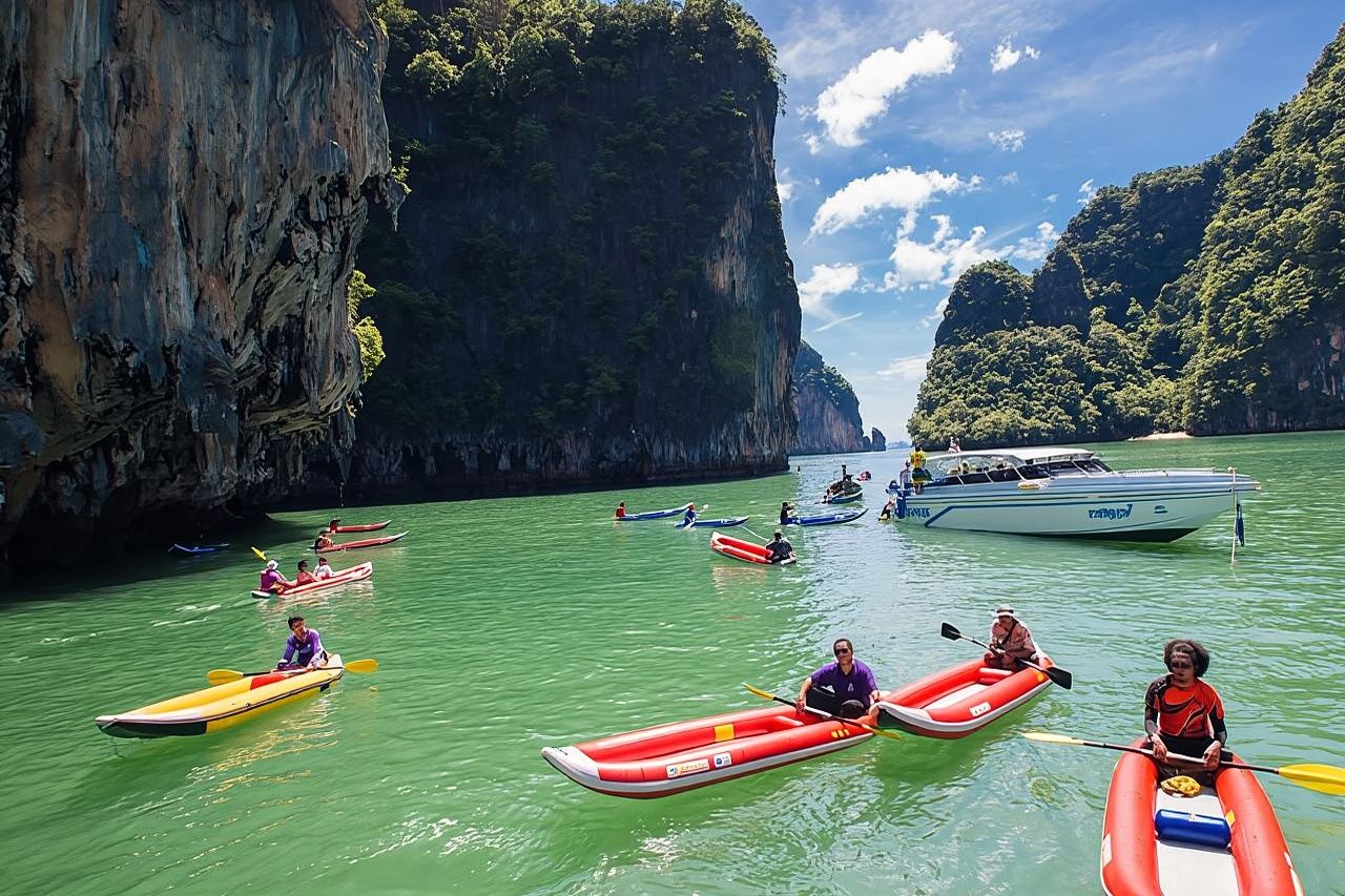 Amazing Phang Nga Bay Day Trip with Kayaking & Snorkelling