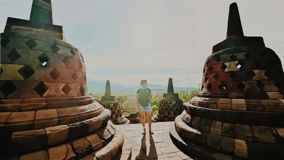 Borobudur Climb To The Top, Prambanan Temple, Yogyakarta Palace