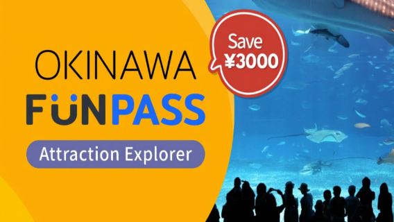 Серия Okinawa FunPASS Churaumi | входной билет в аквариум Churaumi, дополнительные развлечения, транспорт и скидки на покупки