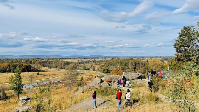 DC : Visite d'une journée du parc militaire national de Gettysburg en petit groupe (12 personnes maximum)