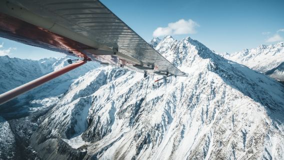 紐西蘭庫克山雙機飛行冰川觀光-庫克山經典45分鐘-含冰川著陸
