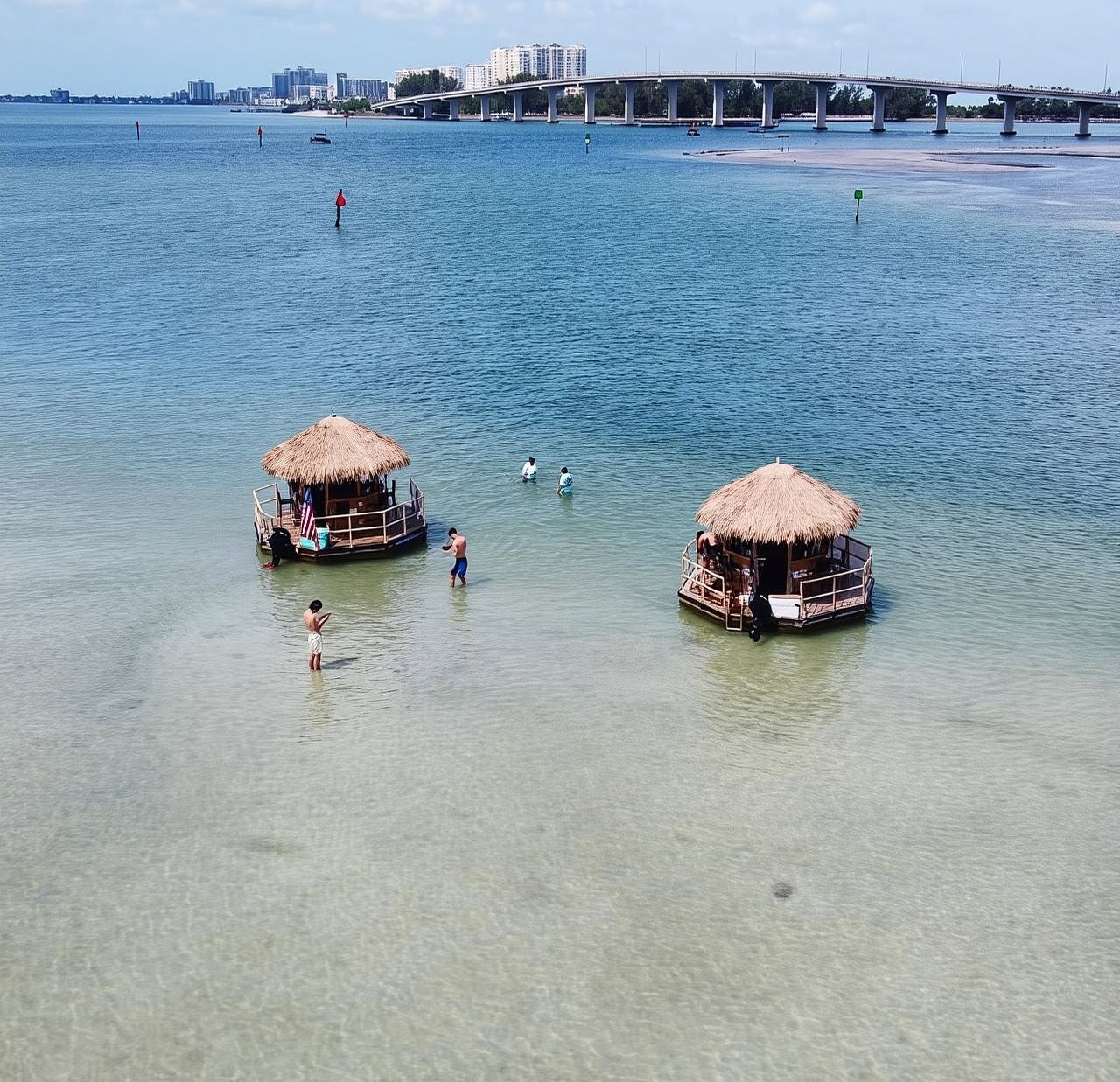 Clearwater Beach: Island Sandbar & Swim Tiki Cruise