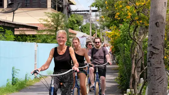 曼谷城市自行車之旅（含當地小吃）