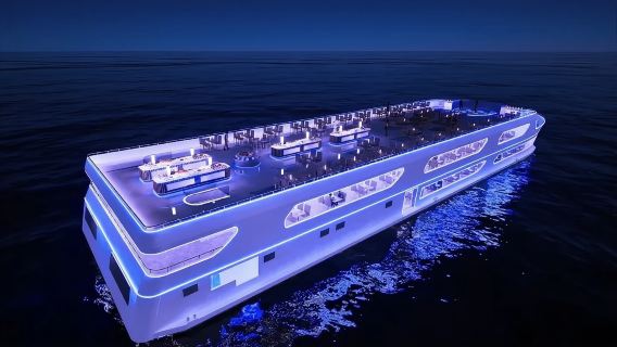 ラグジュアリーホワイト号 チャオプラヤー川サンセットナイトクルーズ 【新船 -アジアティーク河畔ナイトマーケット桟橋】