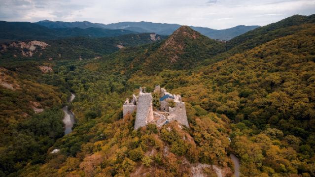 Manavi+Monastery of St. Nino at Bodbe+Sighnaghi Wall+Gombori Pass+Ulyama