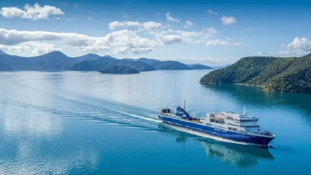 Crociera in traghetto: Wellington~Picton andata e ritorno/attraversamento dello Stretto di Cook/collegamento tra l'Isola del Nord e l'Isola del Sud