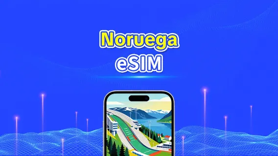 Noruega 5G eSIM  | 3 redes incluídas | Compatível com IA e TikTok | Pacote de dados diário/total | 1–30 dias | Cobrança de 24 horas | Código QR
