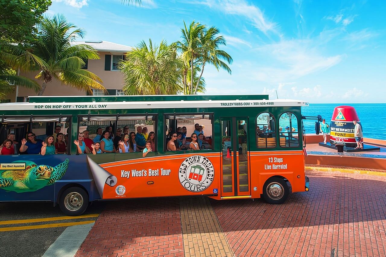 Circuit en trolleybus à arrêts multiples à Key West