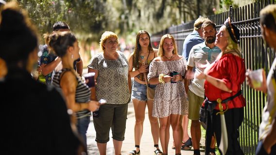 Haunted Savannah Booze and Boos Ghost Walking Tour