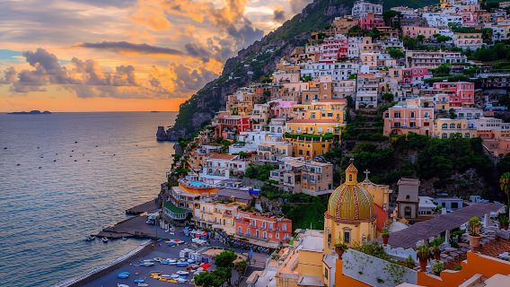Excursión de un día a Pompeya, la costa de Amalfi y Positano desde Roma