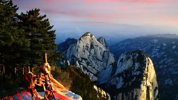 【專享西嶽】華山一日遊（三環內接/送絲帶/登山手套）