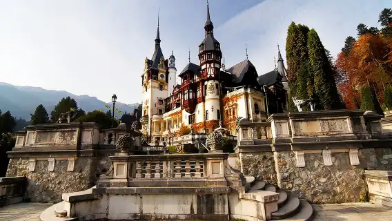 Bran Castle, Peles Castle and Brasov from Bucharest