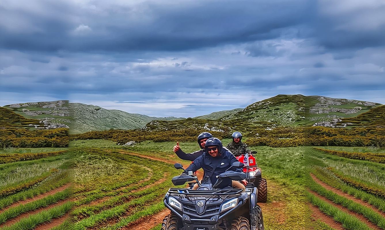 Basikal ATV Quad Galicica, dari Ohrid.