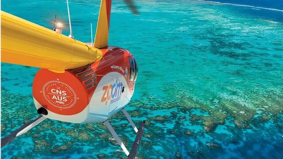 Helikopter-Rundflug über das Great Barrier Reef (genießen Sie den atemberaubenden Blick aus der Vogelperspektive)