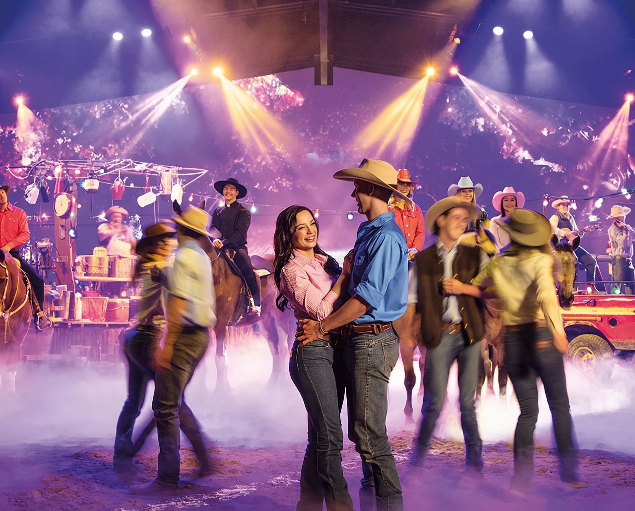 호주 골드코스트 오스트레일리아 아웃백 스펙타큘러 쇼 & 3코스 디너 (대형 국제급 공연/아웃백 카우보이 문화/스테이크, 치킨, 채식 옵션)