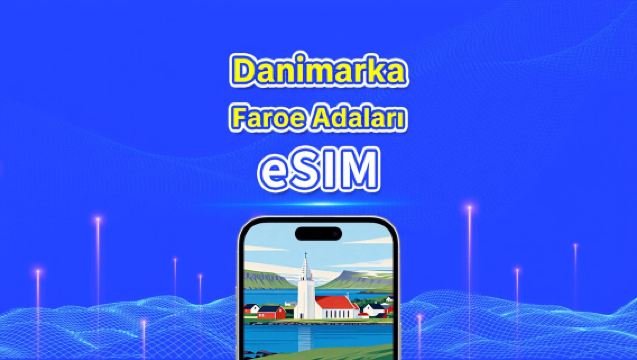 Danimarka Faroe Adaları eSIM | Yüksek Hızlı İnternet | 5G/4G | Günlük Paket/Veri Paketi | 24 Saat Faturalandırma | 1-30 Gün | QR Kodu