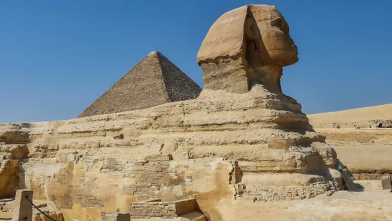 Excursion d'une journée au Caire en bus depuis Hurghada (Pyramides, Sphinx, Musée égyptien, Déjeuner)