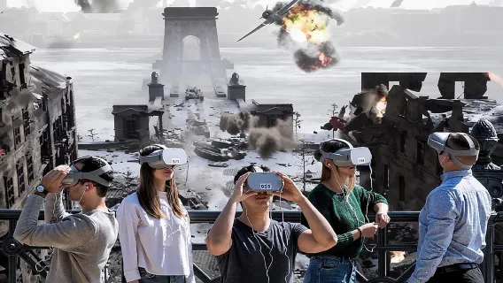 Tour a piedi in realtà virtuale