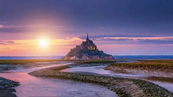 法國巴黎聖米歇爾山一日遊@官方直出/打卡周董MV取景地