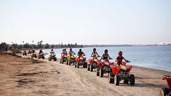 Private 3h00 quad ride on the island of Djerba