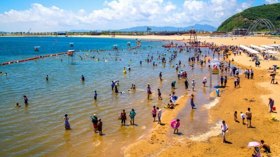 浙江寧波一日遊|天一廣場+韓嶺老街+梅山灣沙灘公園景點可調