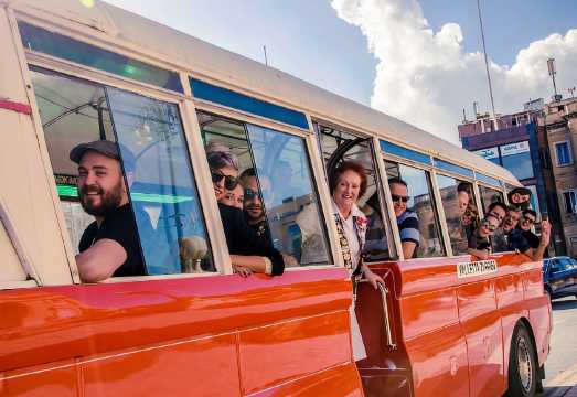 Vintage Bus Tour: Aviation Museum & Mosta Church inc Platter