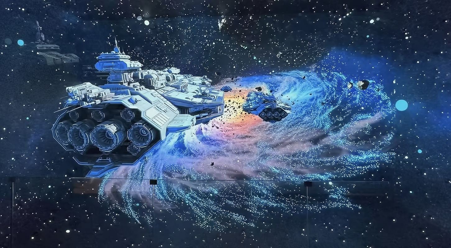 Museo de Arte en Vidrio Suspendido de Hangzhou (Pantalla gigante de 270 grados + Pasillo suspendido + Tecnología 5D sin gafas)