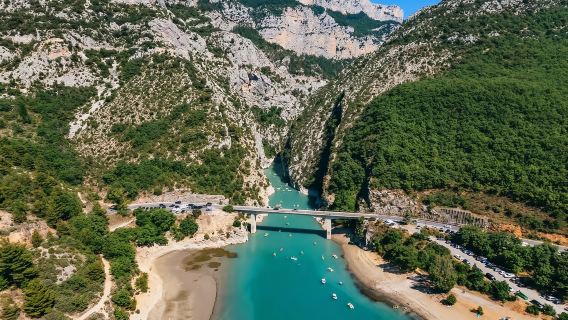 1-day tour to Verdon Gorge and Lavender Fields from Nice, France (Visit the Ceramics Village)