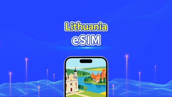Lithuania 5G eSIM | 3 mạng | Hỗ trợ đầy đủ AI & TikTok | Gói dữ liệu ngày/tổng | 1–30 ngày | Tính phí 24 giờ | Mã QR