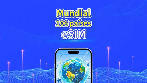 eSIM de 106 países alrededor del mundo | 4G/5G | red de alta velocidad | Paquete de datos diario/total | Facturación de 24 horas | 1-30 días | código QR