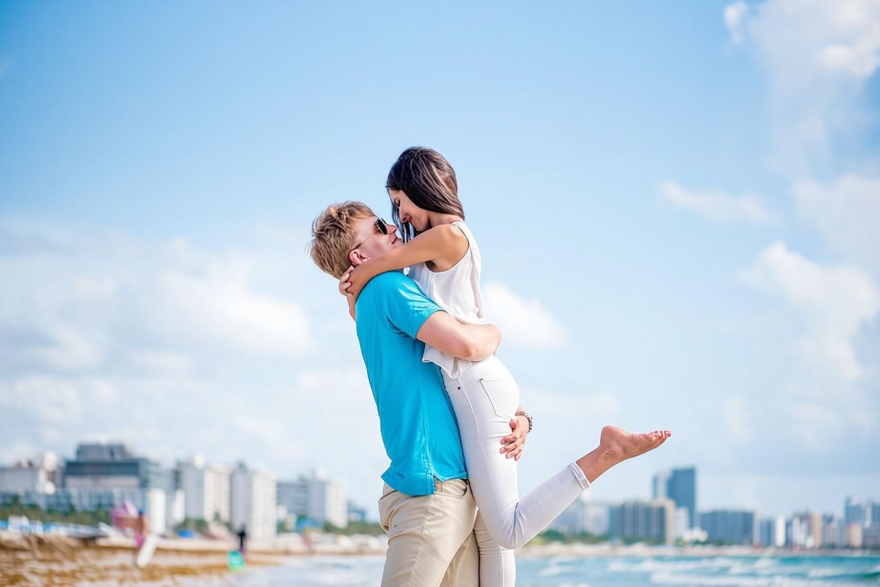 Fotografía profesional en Miami Beach South Pointe Park