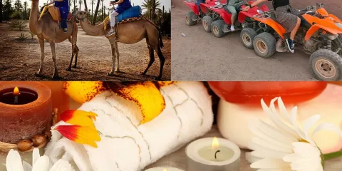 摩洛哥馬拉喀什出發 郊區騎駱駝、四輪摩托車、水療體驗一日遊