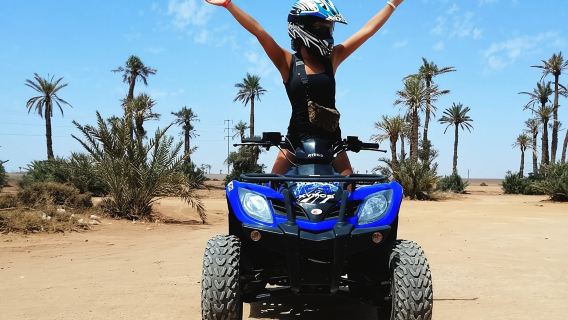 Petualangan Sepeda Quad Bike di Gurun Marrakech Palmeraie