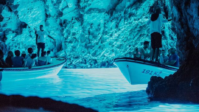 Private Blue cave, Mamma Mia and Hvar, 5 islands tour from Split