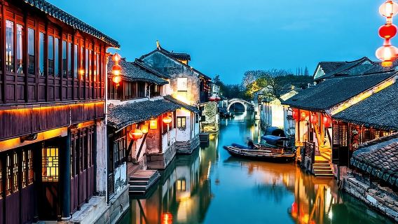 Частная однодневная экскурсия в Сучжоу и деревню на воде Чжоучжуан из Шанхая