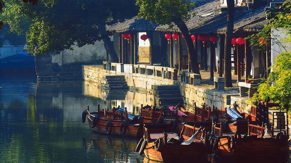 Excursión privada de 4 horas a la ciudad acuática de Tongli desde Suzhou con paseo en barco.