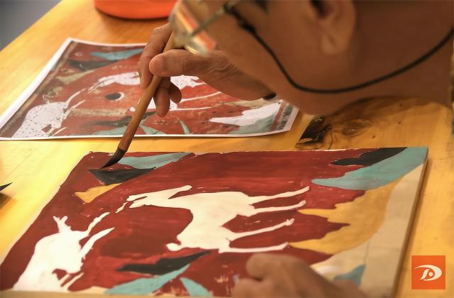 甘肅敦煌鳴沙書院壁畫臨摹親子成人研學體驗（包含材料費+老師現場指導教學+全程1.5小時左右+畫作可帶走）