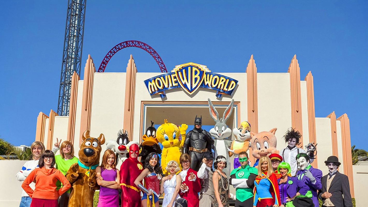 Sonderangebot#Tagesausflug zum Warner Bros. Movie World an der Gold Coast [Optional: Sea World | E-Ticket]